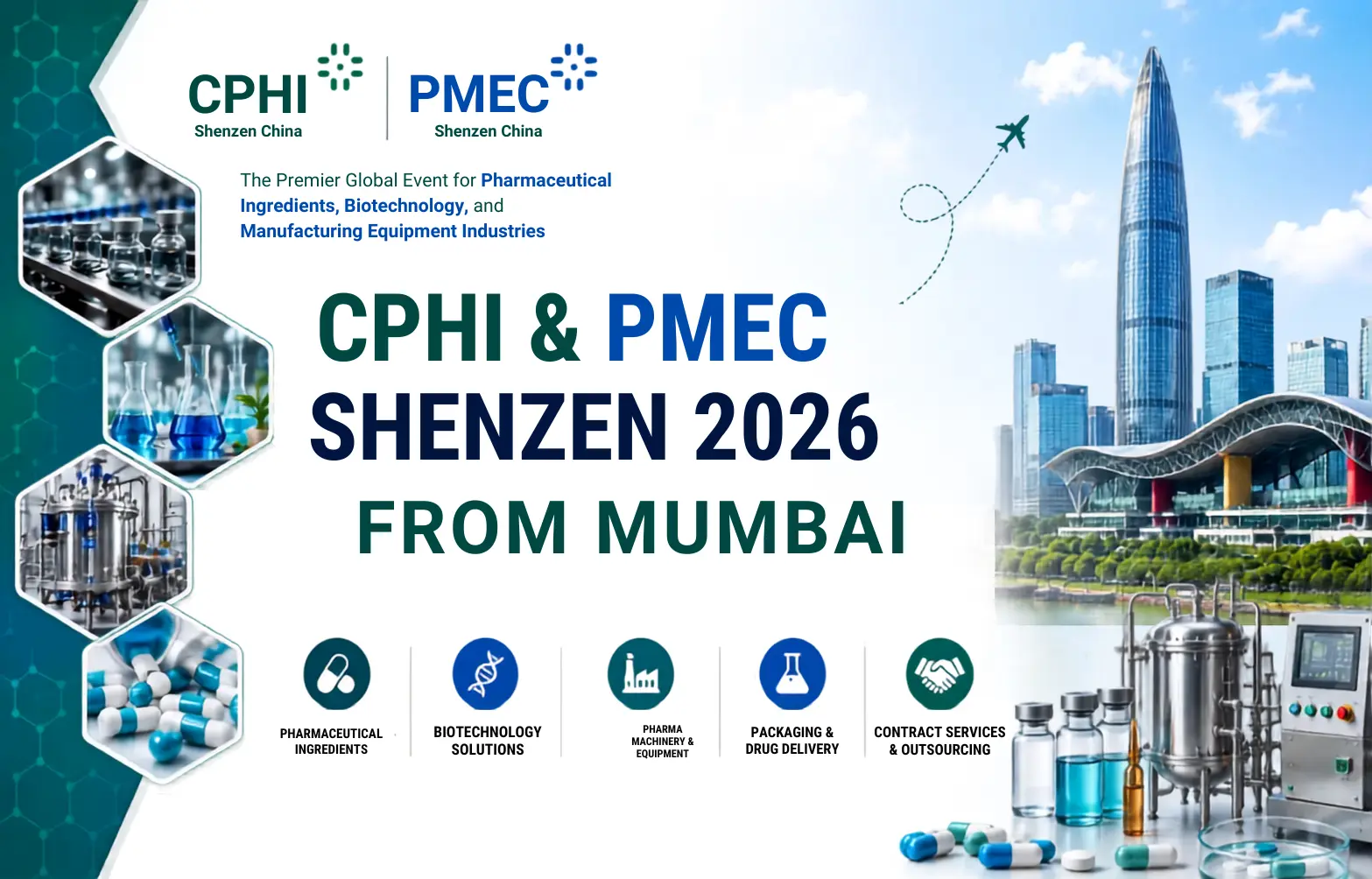 CPHI PMEC Shenzhen 2026 From Mumbai