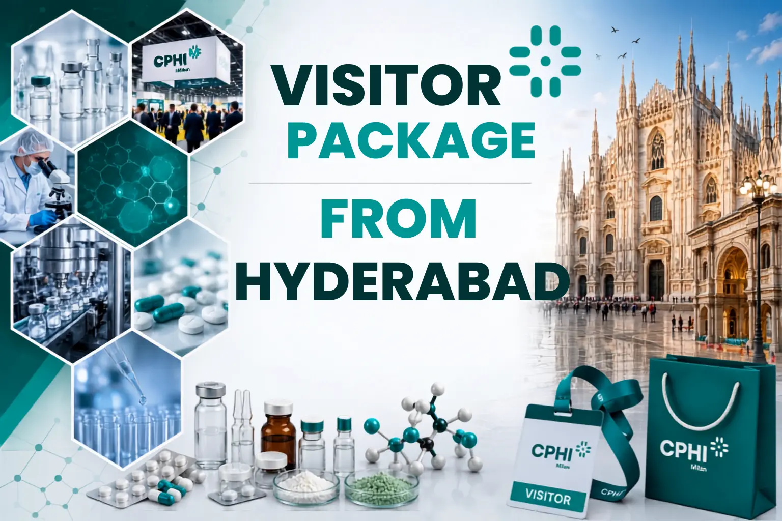 CPHI Milan Visitor Package from Hyderabad