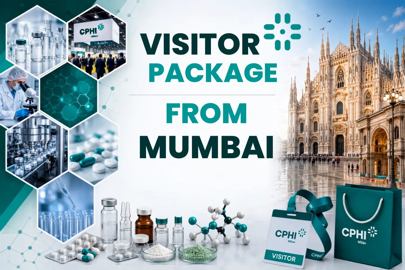CPHI Milan Visitor Package from Mumbai