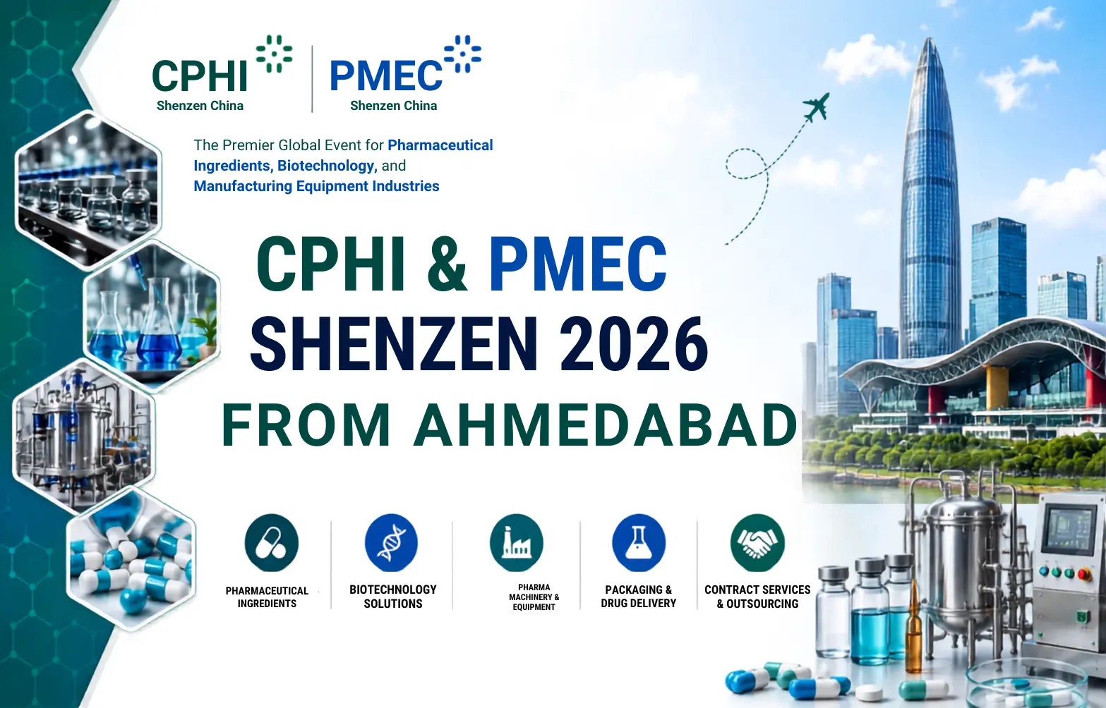 CPHI PMEC Shenzhen 2026 From Ahmedabad
