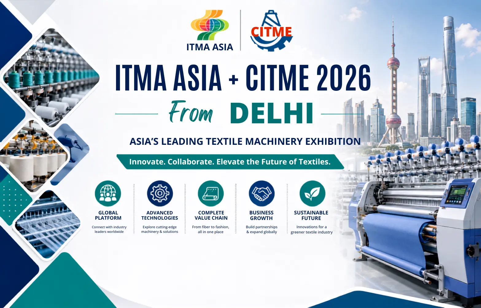 ITMA ASIA + CITME 2026 From Delhi