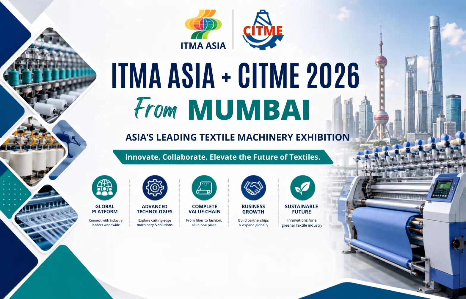 ITMA ASIA + CITME 2026 From Mumbai